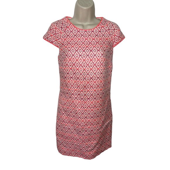 J.CREW Dresses & Skirts - J CREW Women's Textured Printed Shift Dress Size XS? Cotton/Linen/Poly Blend